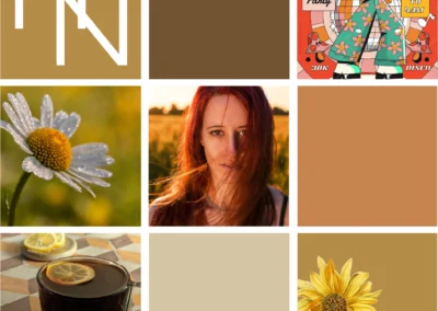 Plakat moodboard